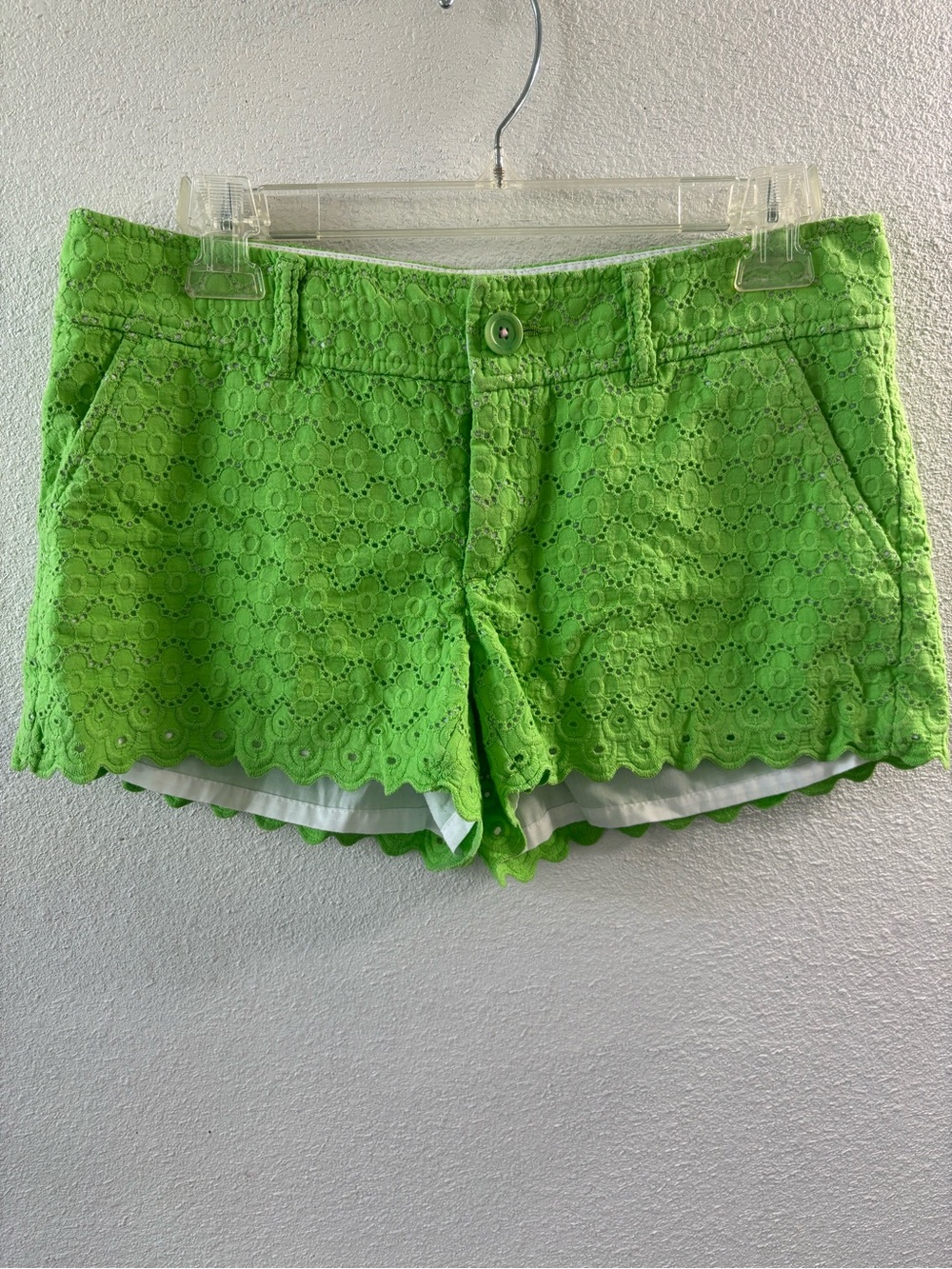 Women’s Lime Green Lilly Pulitzer Size 2 Walsh Shorts